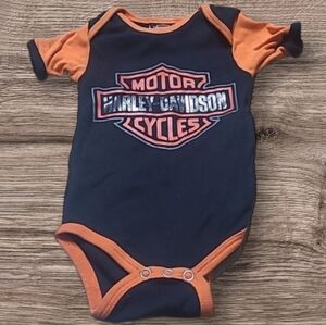 BABY BOY'S HARLEY DAVIDSON MOTORCYCLE ONESIE